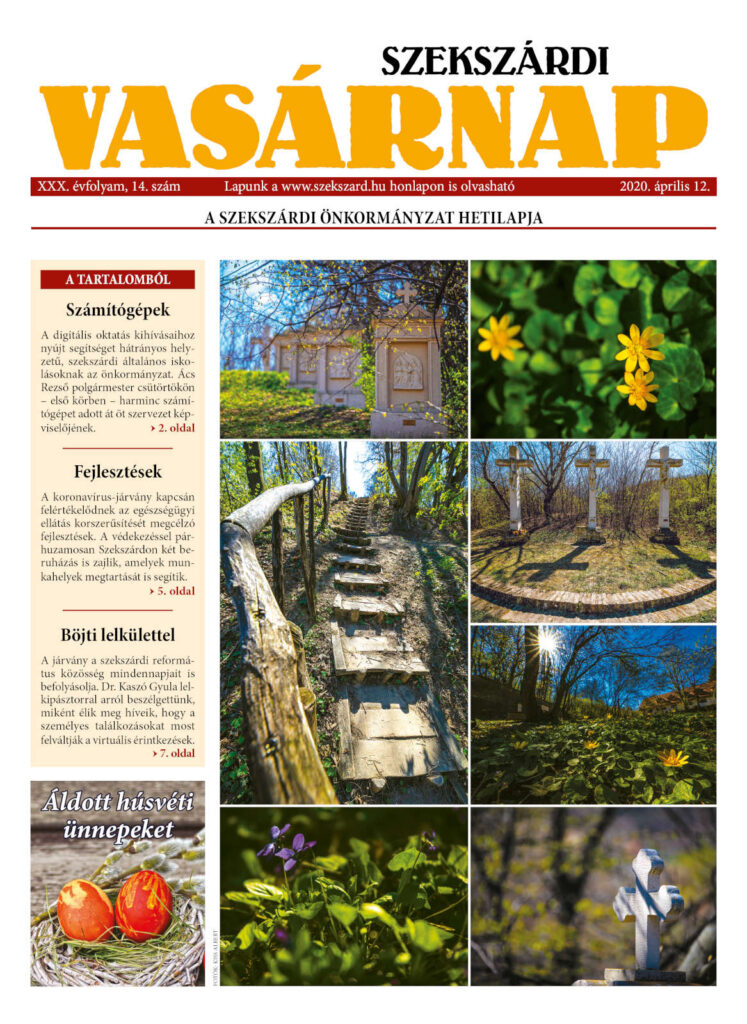 Szekszárdi Vasárnap 2020.04.12 cimlap