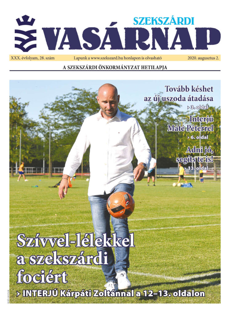 Szekszárdi Vasárnap 2020.08.02 cimlap
