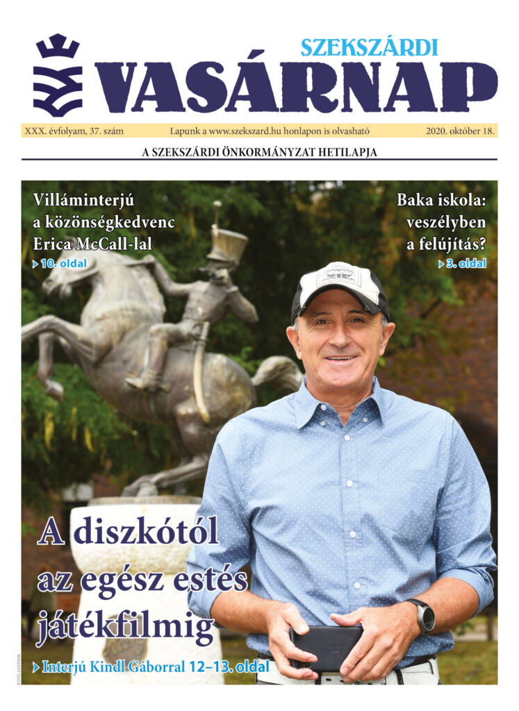 Szekszárdi Vasárnap 2020.10.18 cimlap