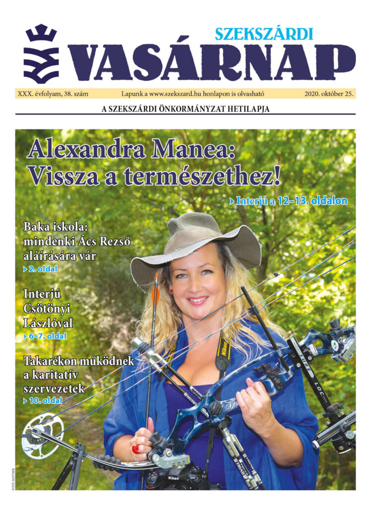 Szekszárdi Vasárnap 2020.10.25 cimlap