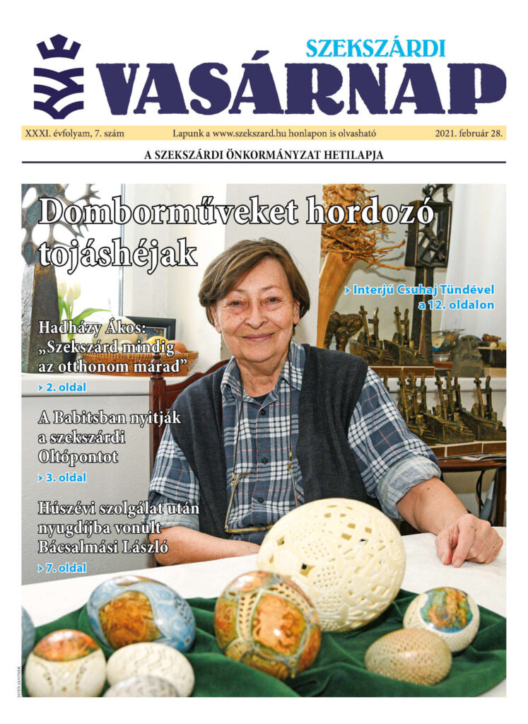 Szekszárdi Vasárnap 2021.02.28 cimlap
