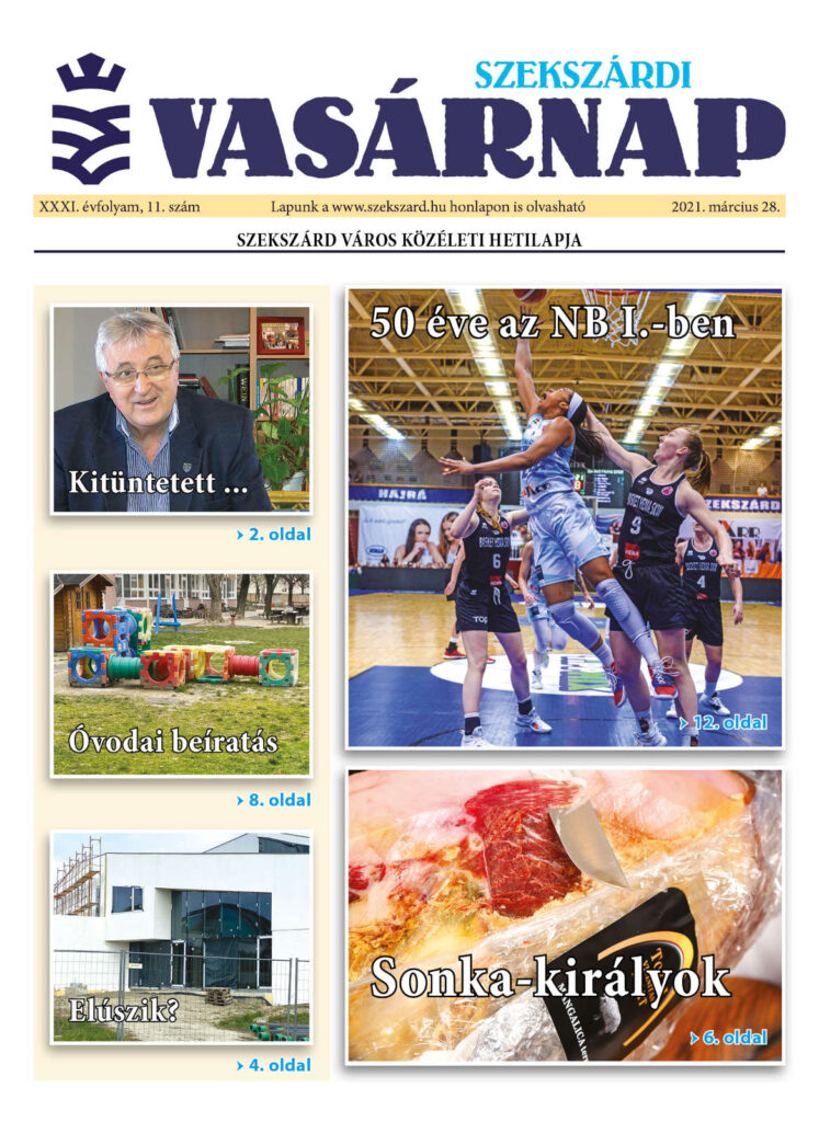 Szekszárdi Vasárnap 2021.03.28 cimlap