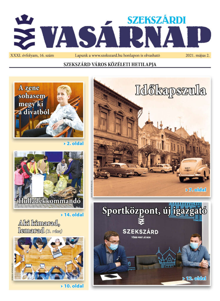 Szekszárdi Vasárnap 2021.05.02 cimlap